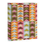 Quilt Triangle Shapes - Multi-color Canvas Print Gallery Image 8