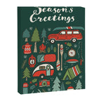 Seasons Greetings - Camping Christmas Canvas Print Gallery Image 6