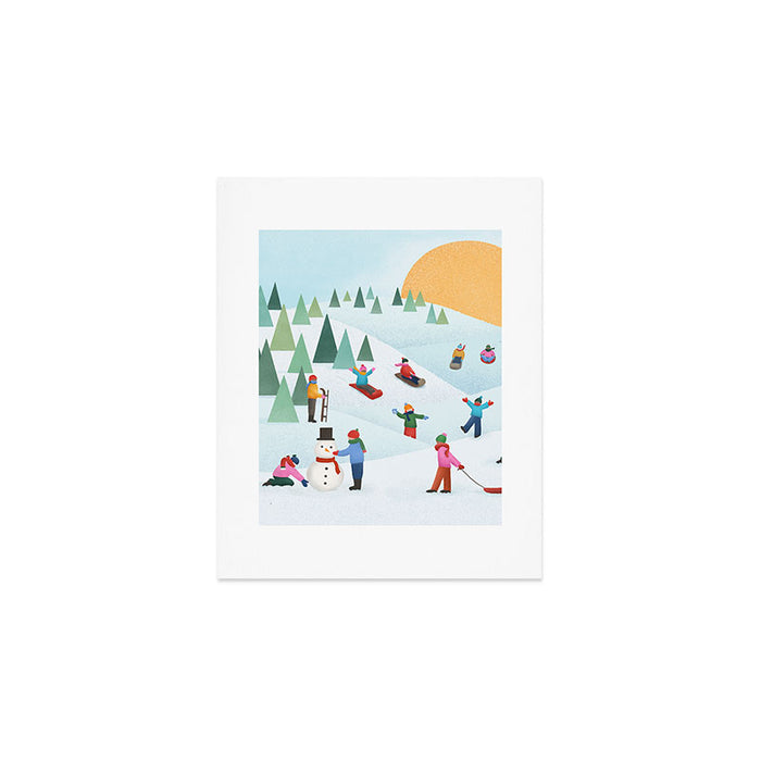 Snow Day Art Print Gallery Image 1