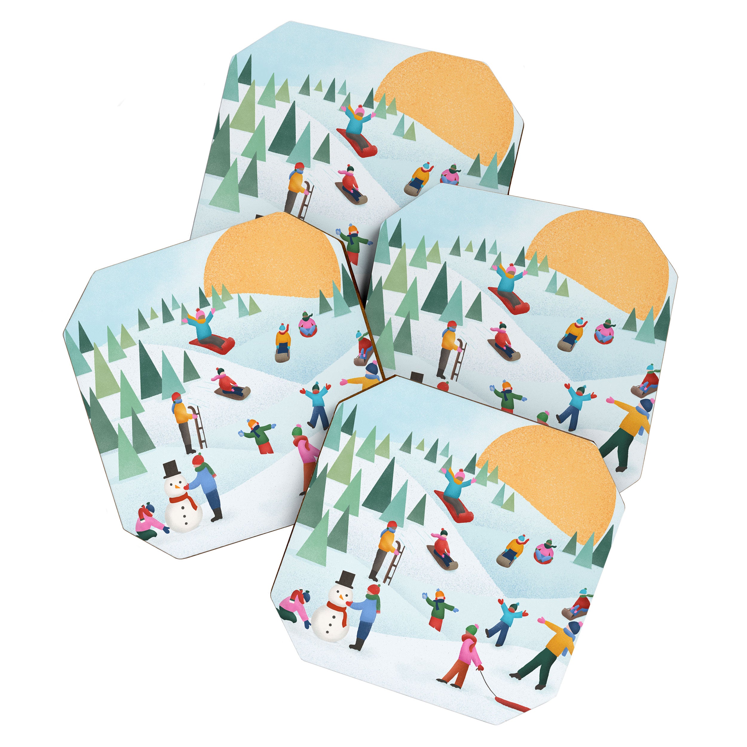 Snow Day Coaster Gallery Image 1