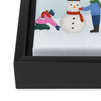 Snow Day Framed Canvas Print Gallery Image 3
