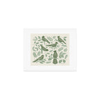Song Birds - Green Art Print Gallery Image 1