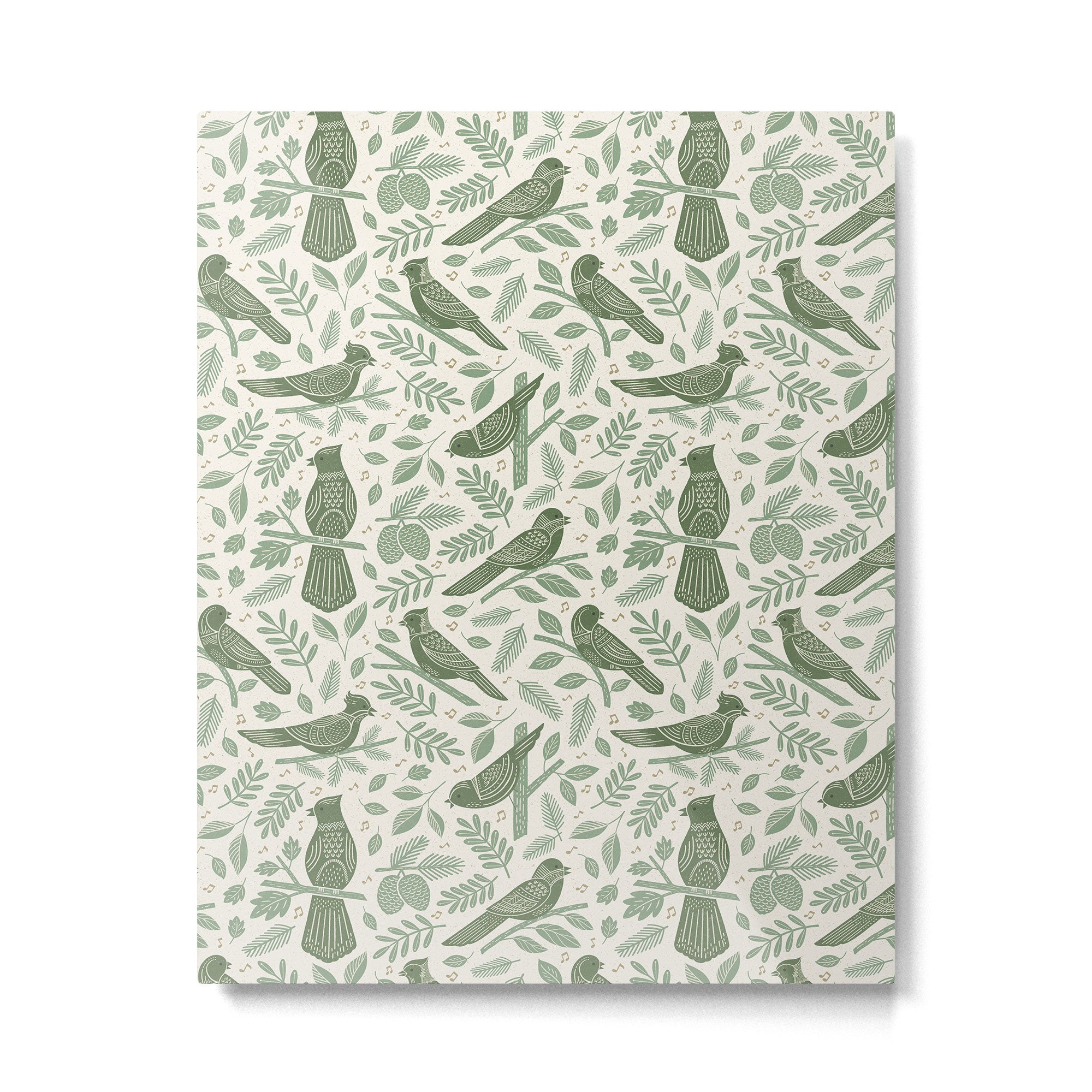 Song Birds - Green Metal Print Gallery Image 6