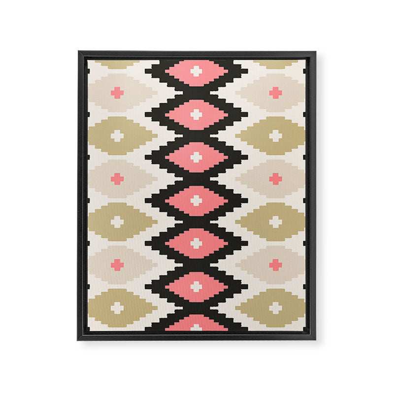 Southwest Geometric Shapes Framed Canvas Print Gallery Image 8