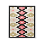 Southwest Geometric Shapes Framed Canvas Print Gallery Image 8