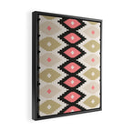 Southwest Geometric Shapes Framed Canvas Print Gallery Image 2