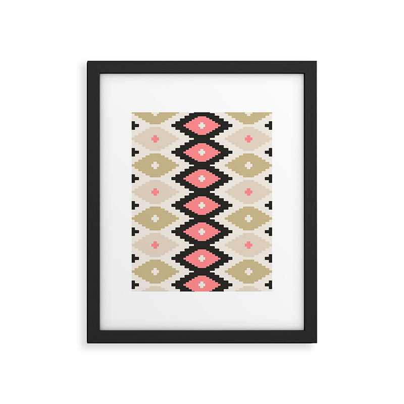 Southwest Geometric Shapes Framed Art Print Gallery Image 6