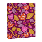 Strawberry Fields - Magenta Gold Canvas Print Gallery Image 8