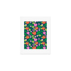 Strawberry Fields - Pink and Blue Art Print Gallery Image 1