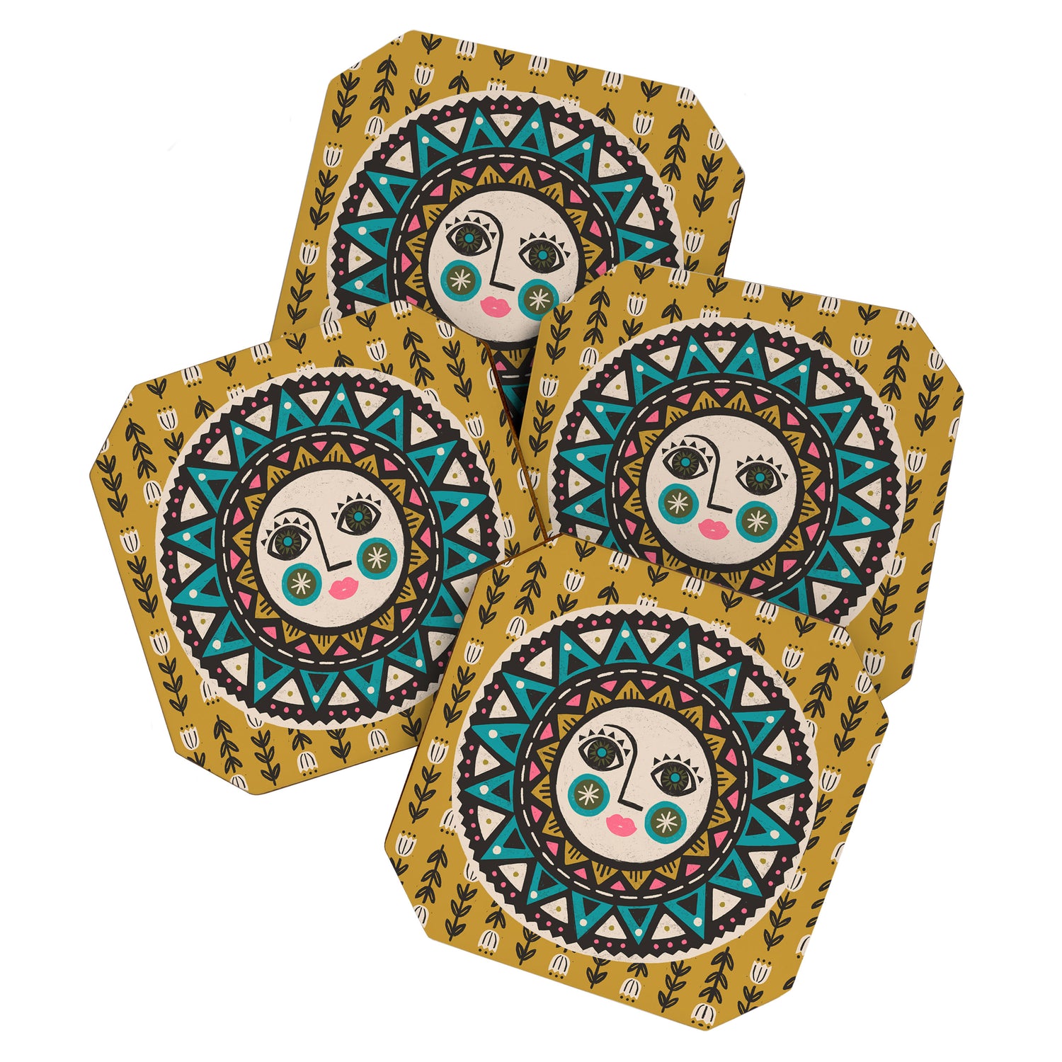 Sunshine & Flowers Coaster Gallery Image 1