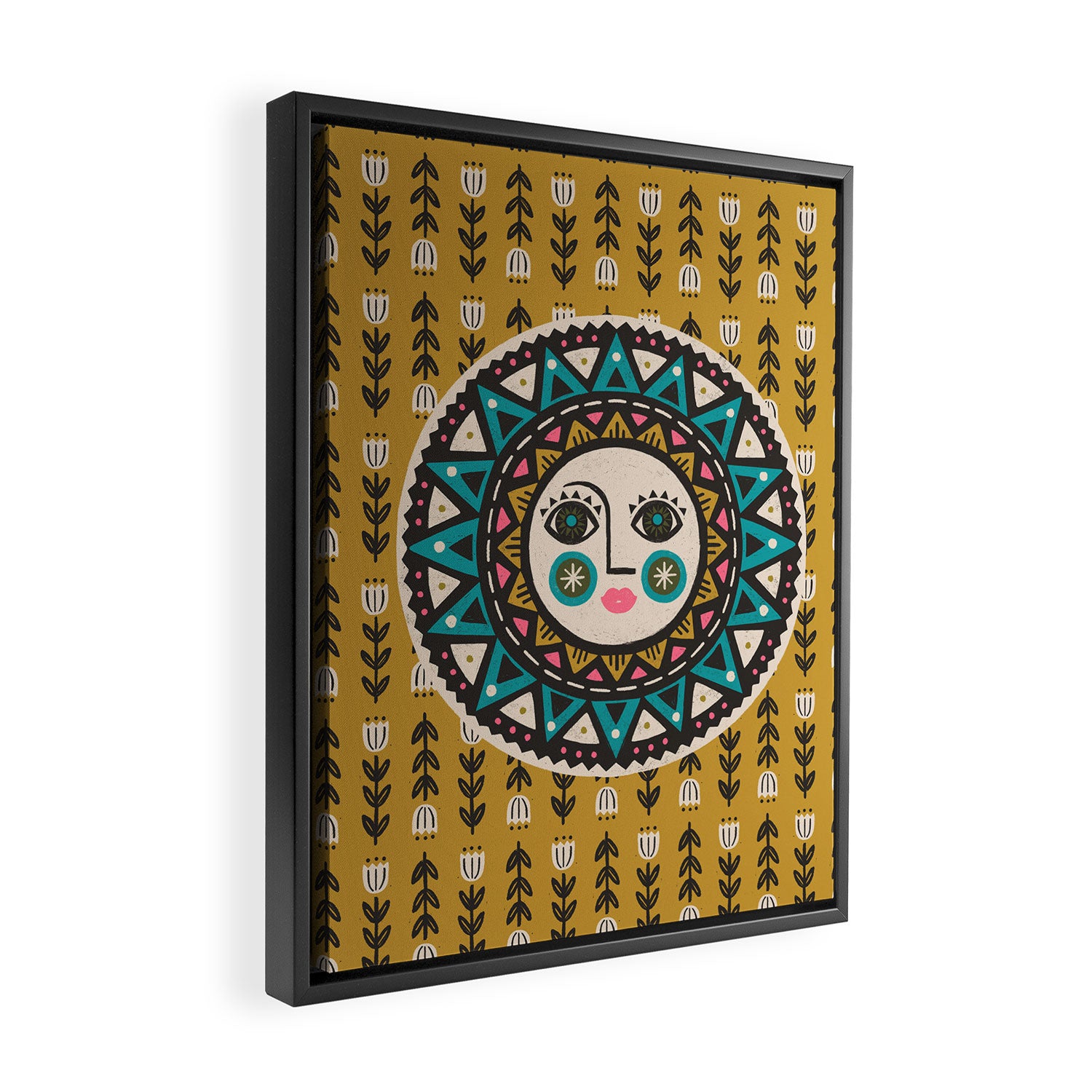 Sunshine & Flowers Framed Canvas Print Gallery Image 2
