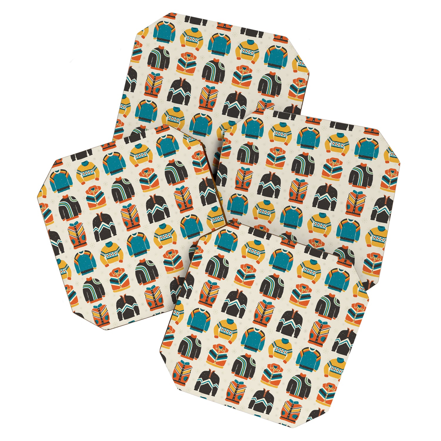 Vintage Skiwear Coaster Gallery Image 1