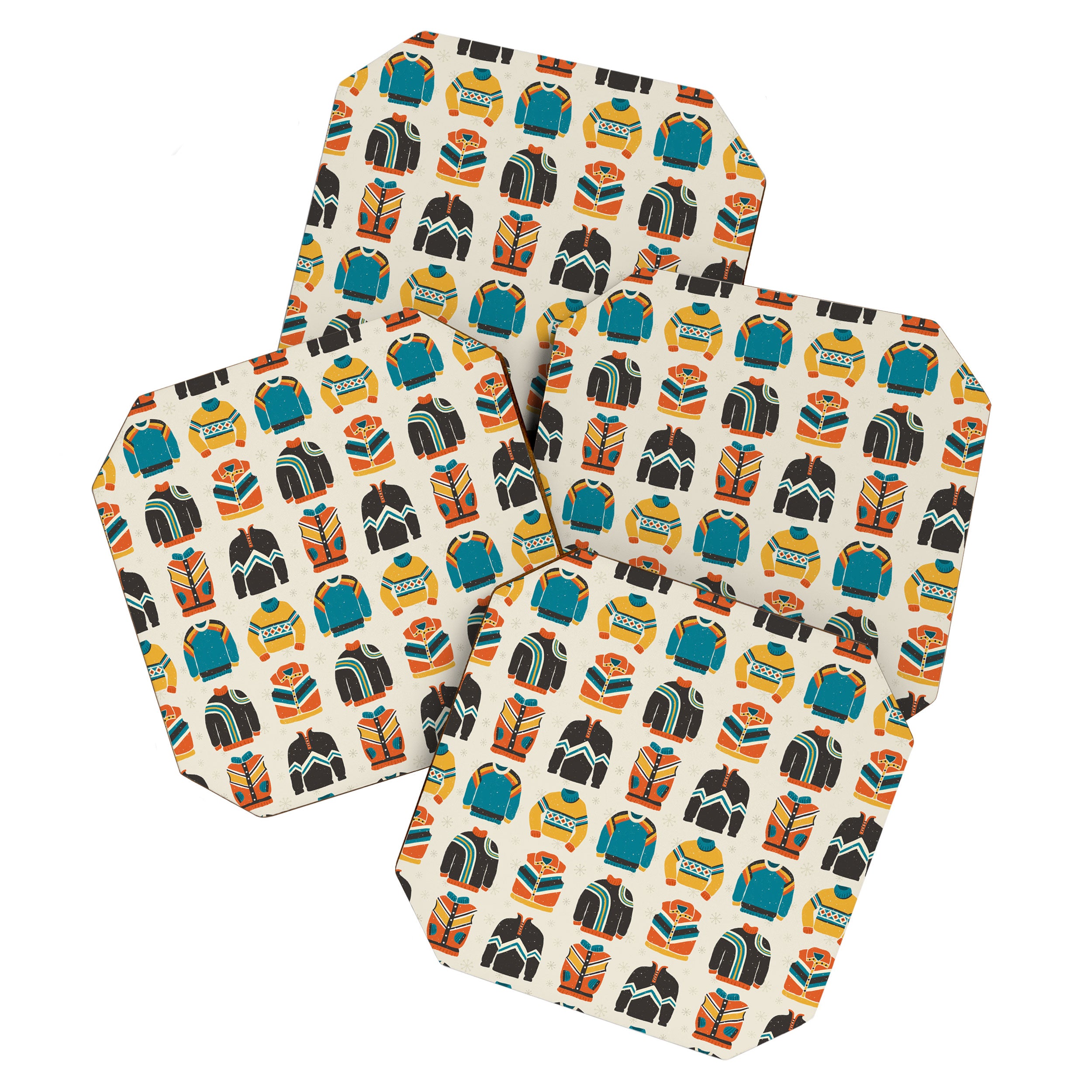 Vintage Skiwear Coaster Gallery Image 1