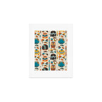 Vintage Skiwear Art Print Gallery Image 1
