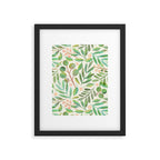 Watercolor Leaves I Framed Art Print Gallery Image 6