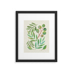 Watercolor Leaves II Framed Art Print Gallery Image 6