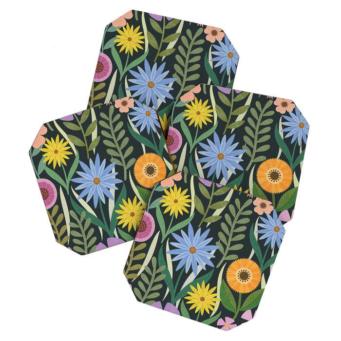 Wildflower Garden - Dark Coaster Gallery Image 1