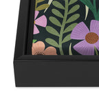 Wildflower Garden - Dark Framed Canvas Print Gallery Image 3