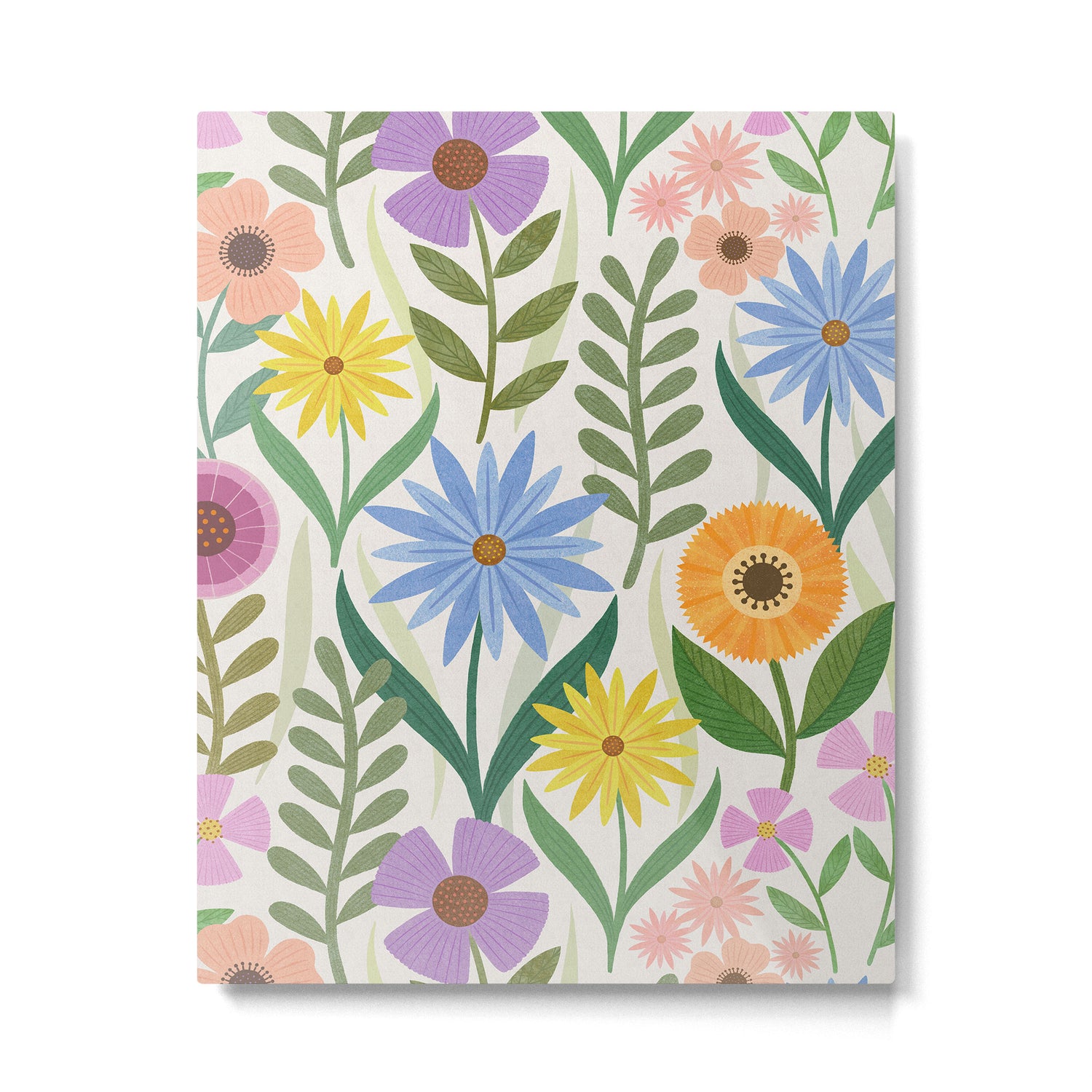Wildflower Garden - Light Metal Print Gallery Image 4
