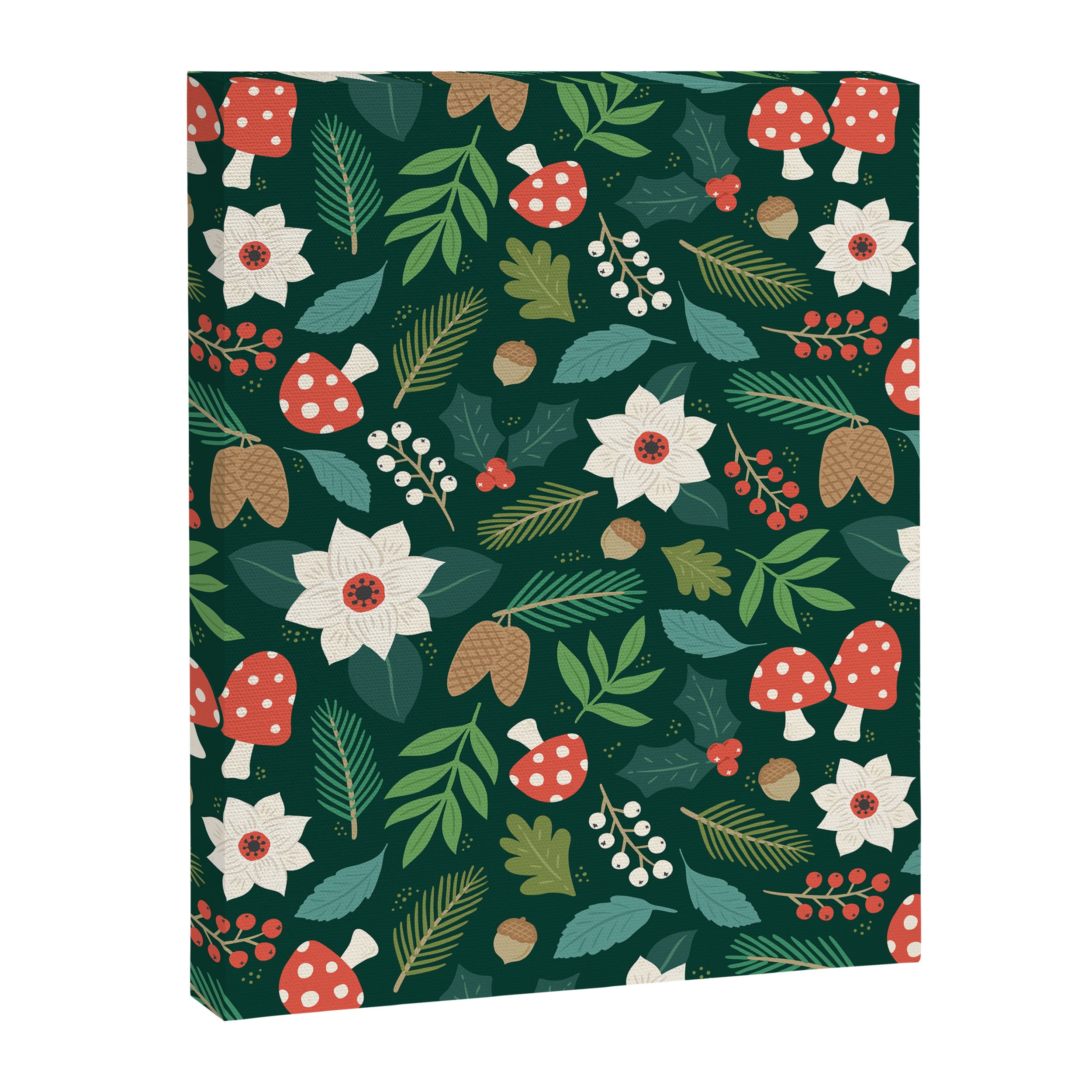 Woodland Holiday Botanicals Canvas Print Gallery Image 8