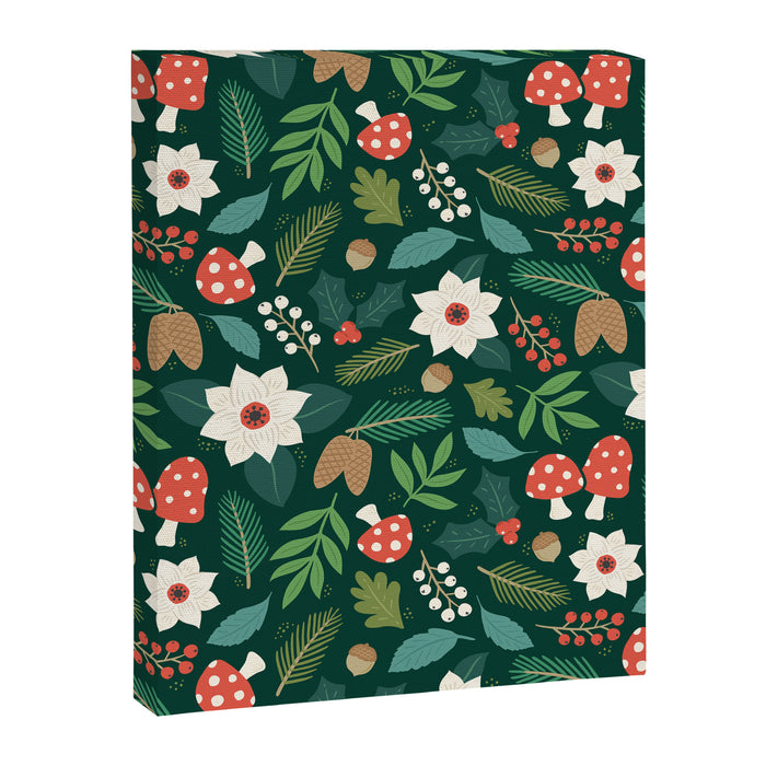 Woodland Holiday Botanicals Canvas Print Gallery Image 1