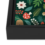 Woodland Holiday Botanicals Framed Canvas Print Gallery Image 3