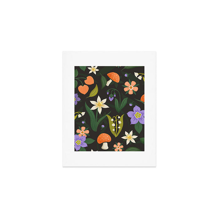 Woodland Wildflowers Art Print Gallery Image 1