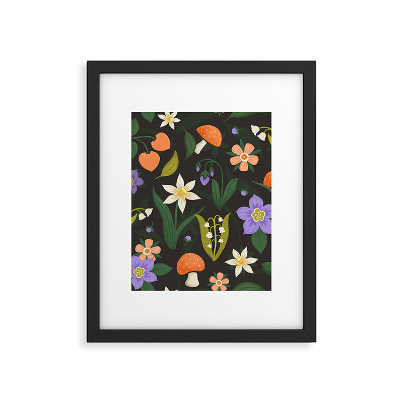 Woodland Wildflowers Framed Art Print Gallery Image 6