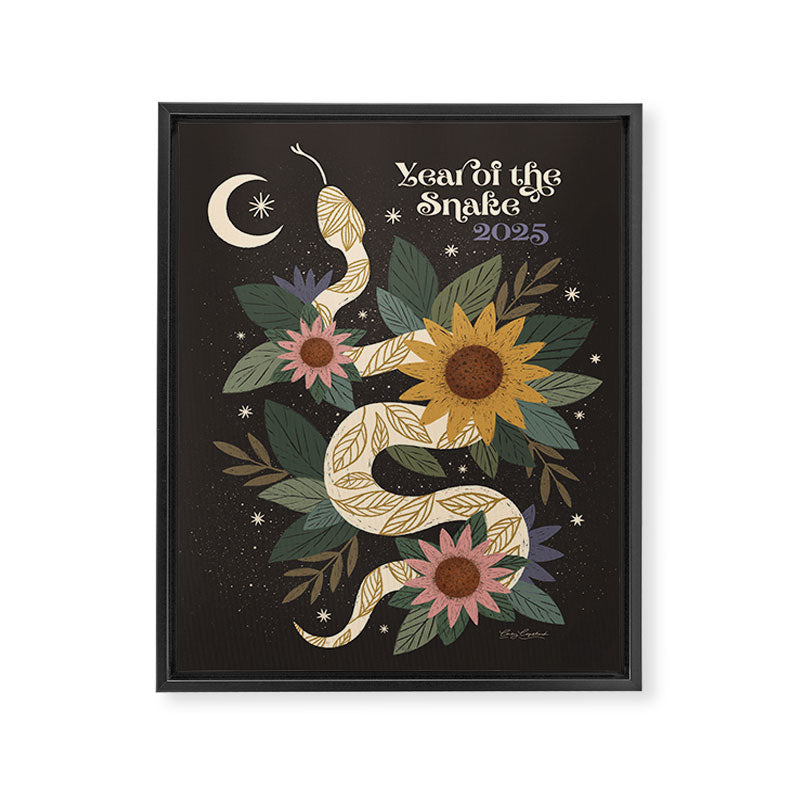 Year of the Snake 2025 - Black Framed Canvas Print Gallery Image 8