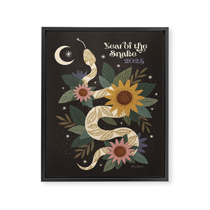 Year of the Snake 2025 - Black Framed Canvas Print Gallery Image 1