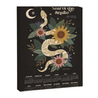 Year of the Snake - 2025 Calendar - Black Canvas Print Gallery Image 6