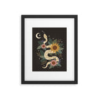 Year of the Snake - Black Framed Art Print Gallery Image 6