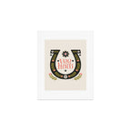 Yee Haw Horseshoe Art Print Gallery Image 1