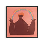 Rainbow Framed Canvas Print Gallery Image 3