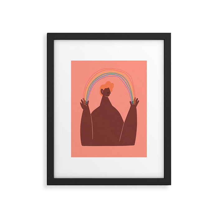 Rainbow Framed Art Print Gallery Image 1