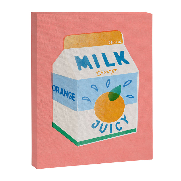 Orange Milk Canvas Print Gallery Image 1