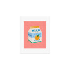 Orange Milk Art Print Gallery Image 1