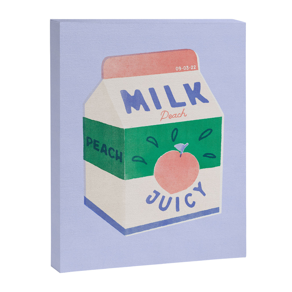 Peach Milk Canvas Print Gallery Image 6