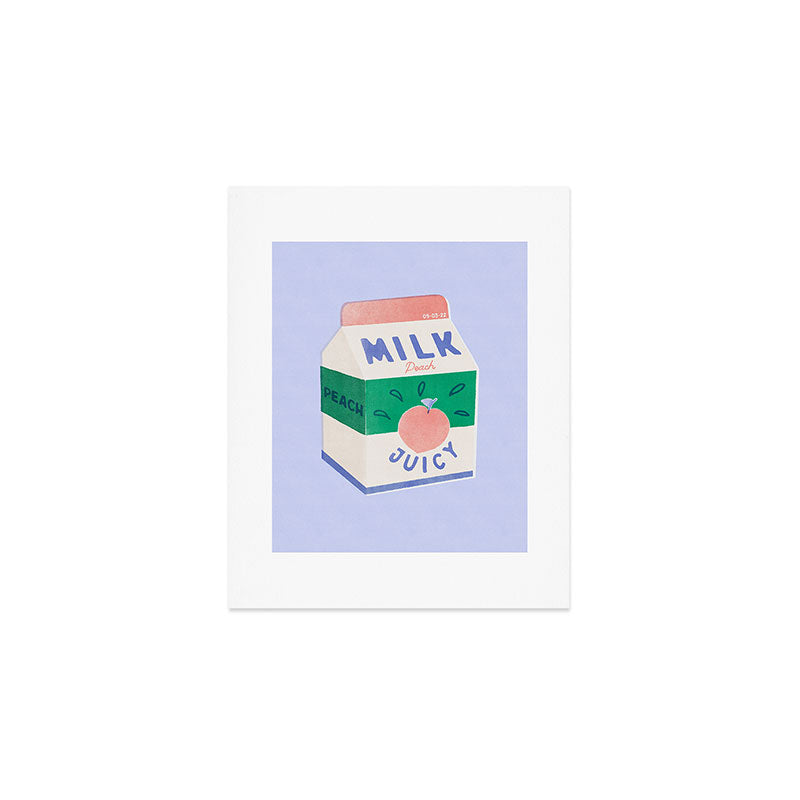 Peach Milk Art Print Gallery Image 1