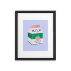 Peach Milk Framed Art Print Gallery Image 5
