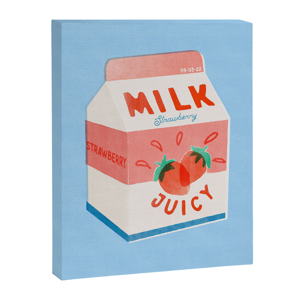 Strawberry Milk Canvas Print Gallery Image 6