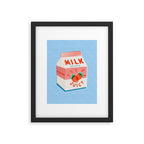 Strawberry Milk Framed Art Print Gallery Image 4