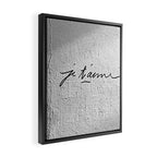 Je t'aime - Love Graffiti Art Print in France - Romantic Bedroom Decor Framed Canvas Print Gallery Image 2