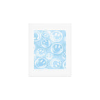 Blue Tie-Dye Smileys Art Print Gallery Image 1