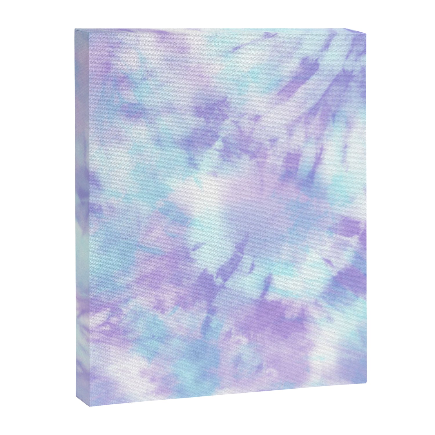 Purple and Blue Pastel Tie-Dye Canvas Print Gallery Image 3