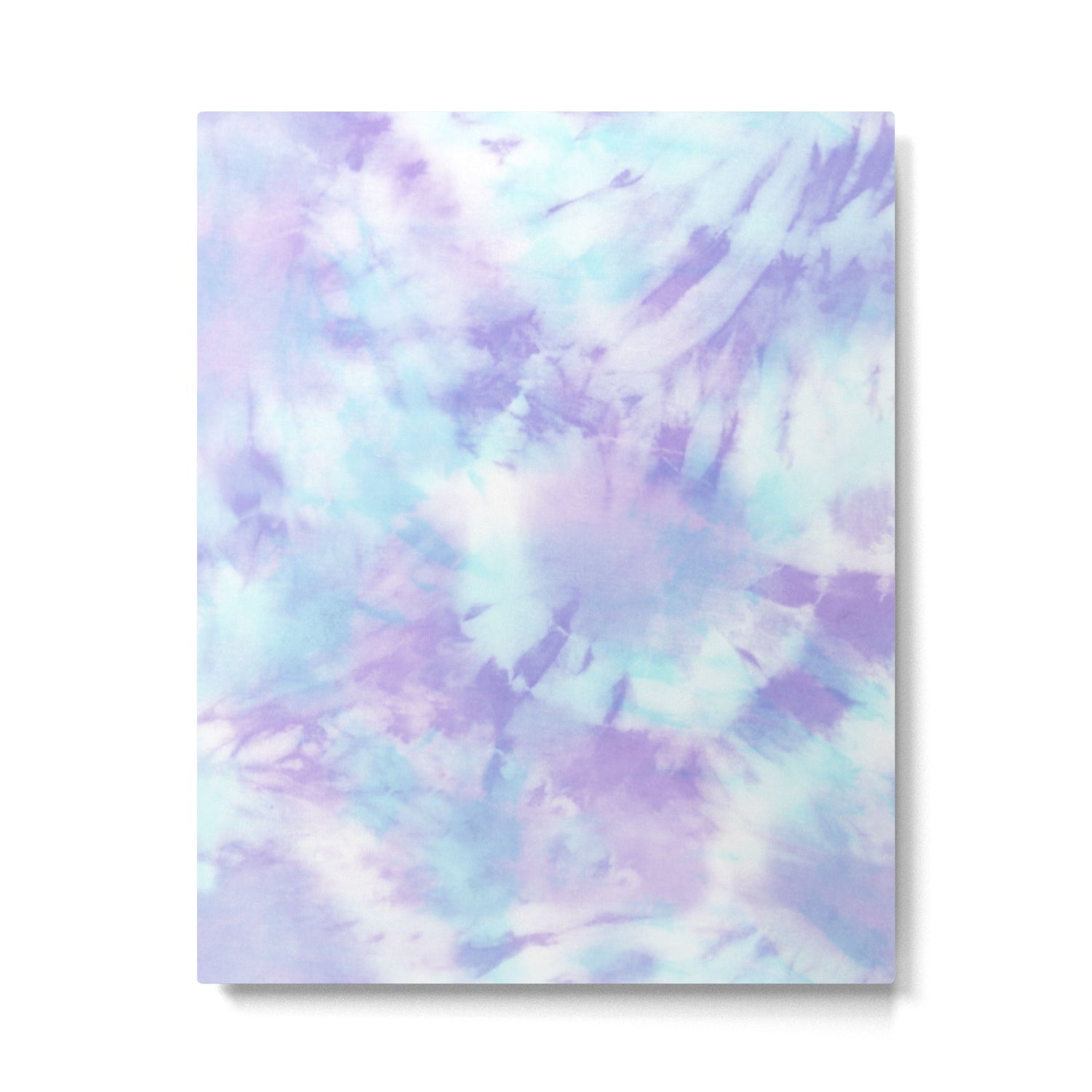 Purple and Blue Pastel Tie-Dye Metal Print Gallery Image 6