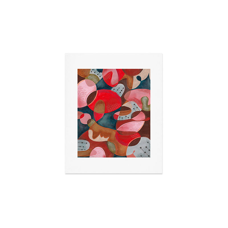 Abstract Shapes Art Print Gallery Image 1
