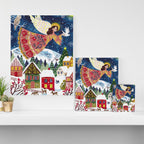 Christmas angel of peace Canvas Print Gallery Image 3