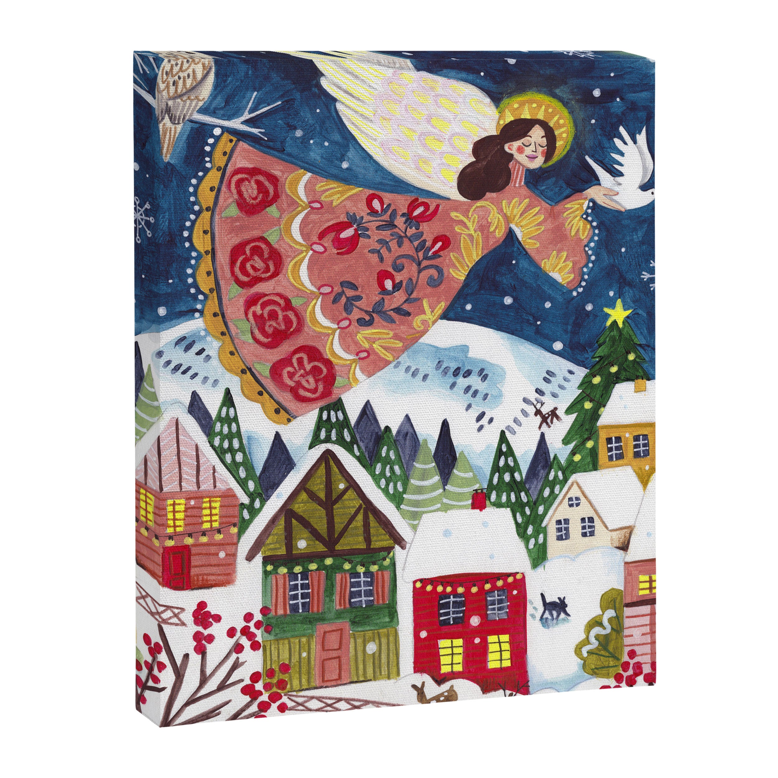 Christmas angel of peace Canvas Print Gallery Image 3