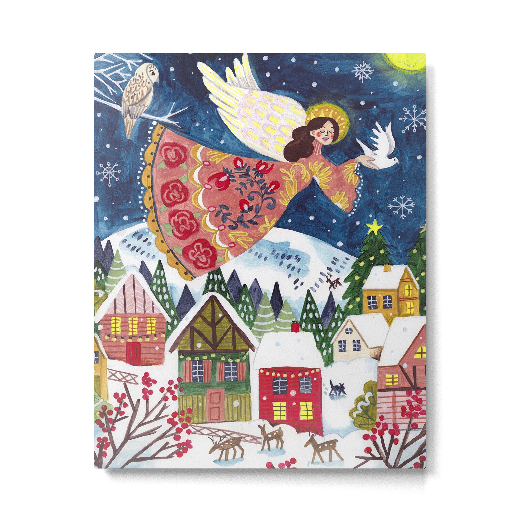 Christmas angel of peace Metal Print Gallery Image 6